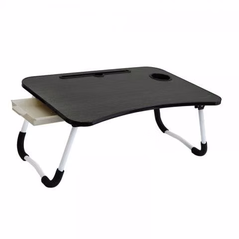 Mesa de cama plegable notebook con compartimiento