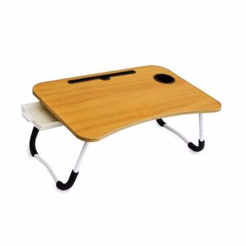 Mesa de cama plegable notebook con compartimiento
