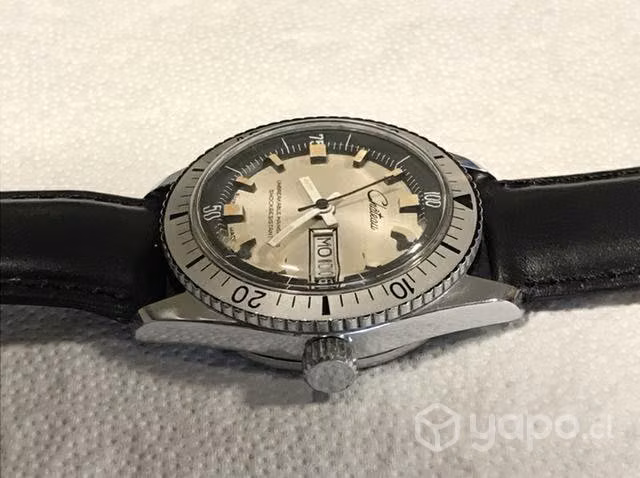Raro Reloj Chateau Tipo Diver Sin Uso