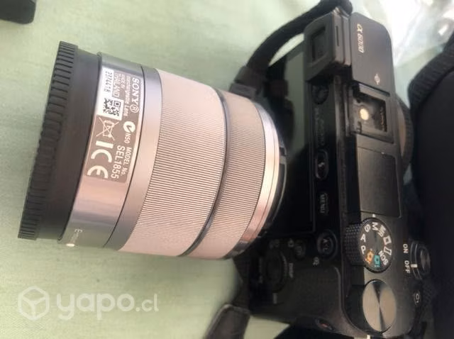 Sony A6000 seminueva , lente 16-50 , y otros