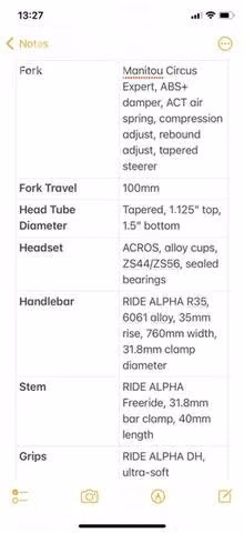 Bicicleta commencal dirt absolut 2021