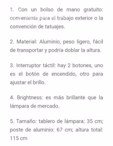 Lampara led nueva y galvanica corporal