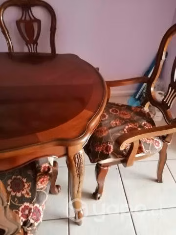 Comedor + licorera madera -