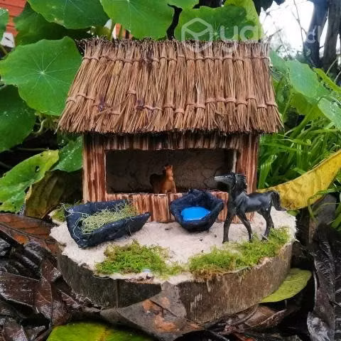 Mini Jardín Rancho de caballos