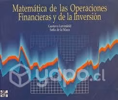 Matemáticas de las operaciones financieras y de la