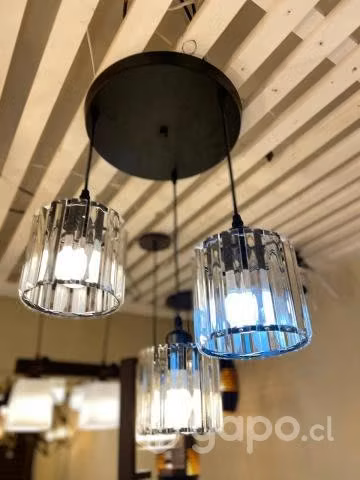 💡lámpara colgante triple
