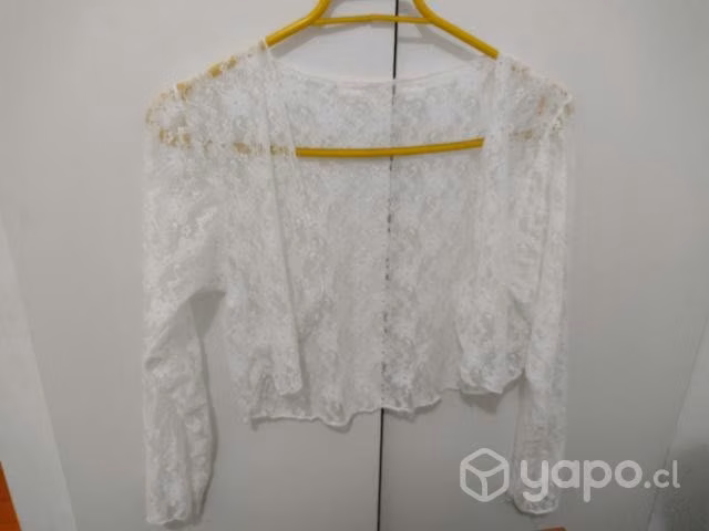 Bolero blanco encaje / Novias
