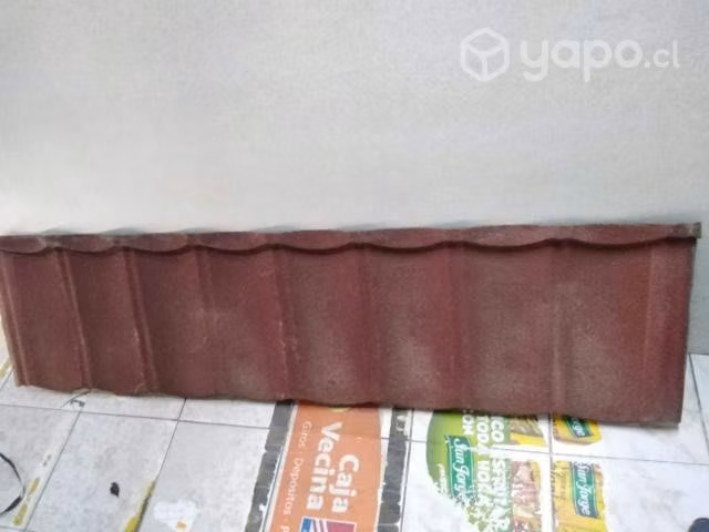 Teja gravillada roja 46x172cm