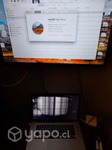 Macbook pro retina, pantalla rota, funcion al 100