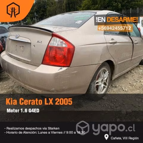 Piolas de cambio Kia cerato lx 2005