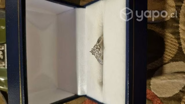 Conjunto De Anillos de Oro blanco con Diamantes - Imagen 2