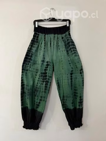 Pantalón Hindu Con Bolsillo Talla 2xl/3xl Verde