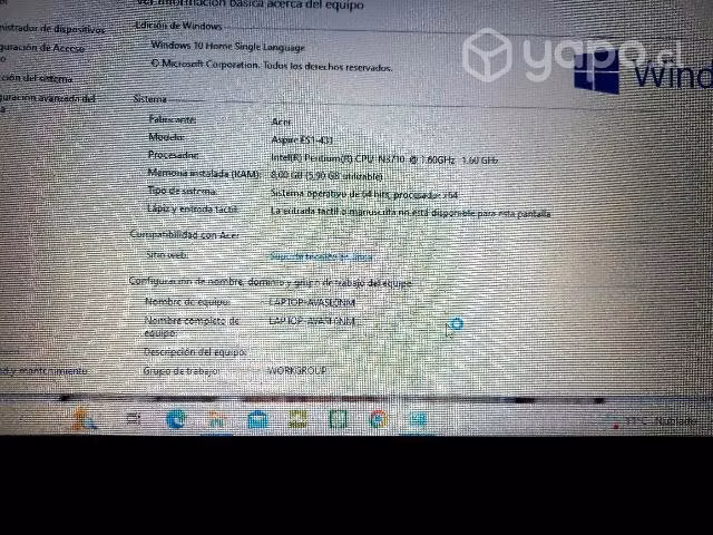 Notebook acer - Imagen 2