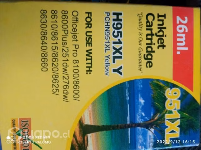 Packs de tintas HP 950xl y colores alternativas