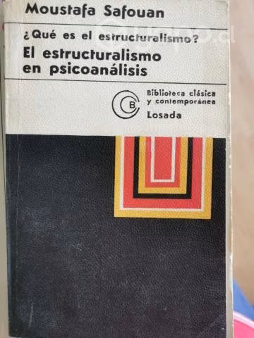 Libro El estructuralismo en psicoanálisis Moustafa