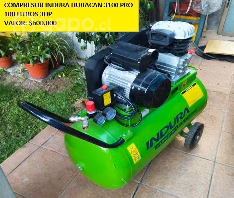 Compresor de aire indura huracan 3100pro