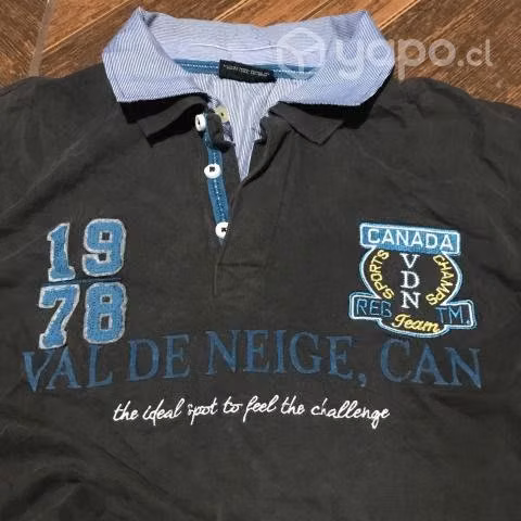 Polera camisa cuello pique