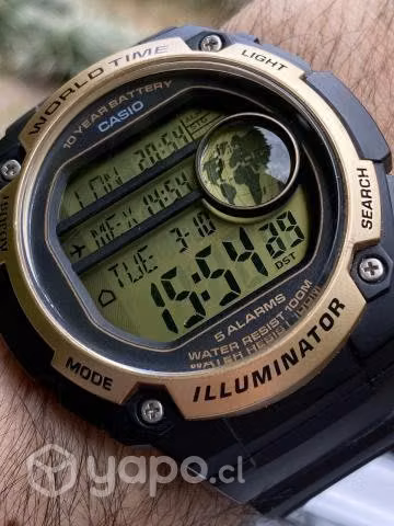Reloj casio ae3000w-9a world time nuevos
