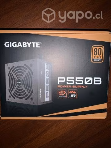 Fuente de poder gigabyte 550 w certificada