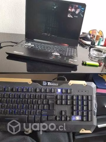 Teclado Gamer Azul COMMANDER - Imagen 3
