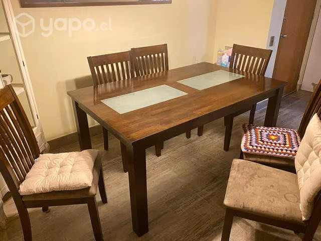 Juego comedor 6 sillas