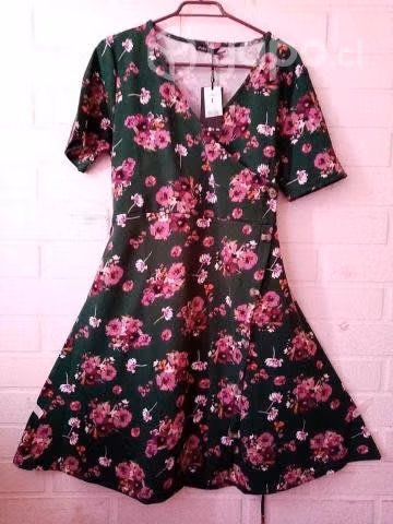 Vestido Talla L Elasticado NUEVO