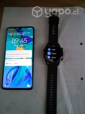 Huawei p30 normal y Smart watch Huawei GT 2