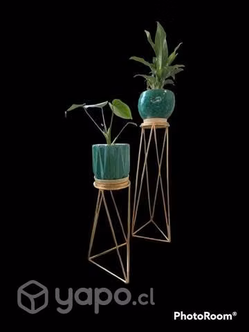 Portamaceteros con base de madera
