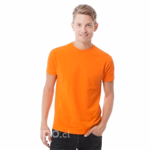 Polera Manga Corta Premium 100% Algodón Para Hombr