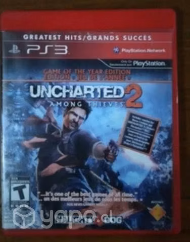Uncharted 2 among thieves Ps3 físico