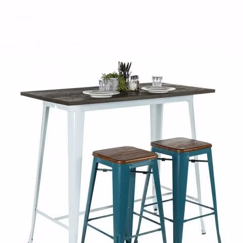 Mesa Tolix Alta120x60cm, Pub, Personalizable