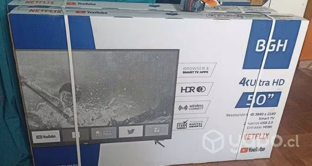 Smart tv Bgh 4k 50 pulgadas Nueva en caja