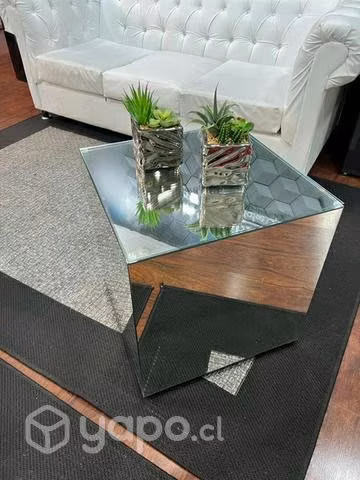 Mesa centro cristal
