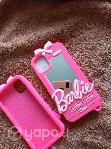 Forro barbie con espejo (iphone 11) - Imagen 3