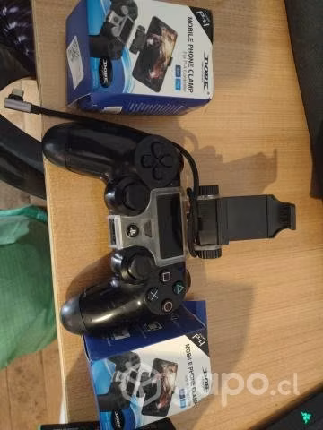 Prensa doble control ps4 para smartphones