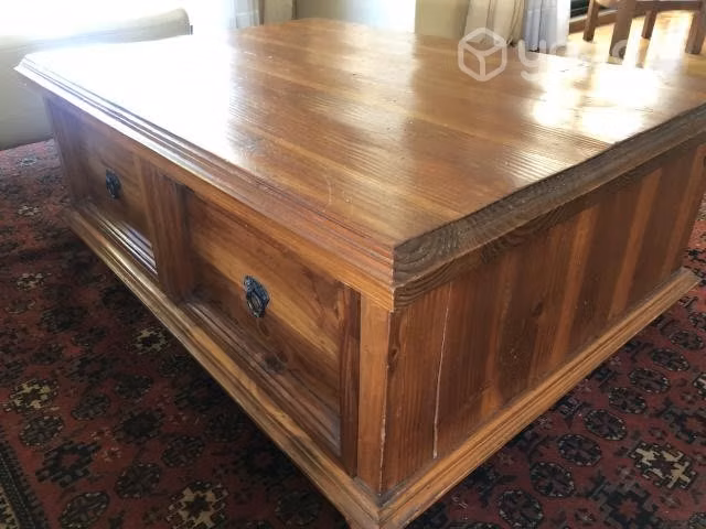 Mesa de centro, pino oregón