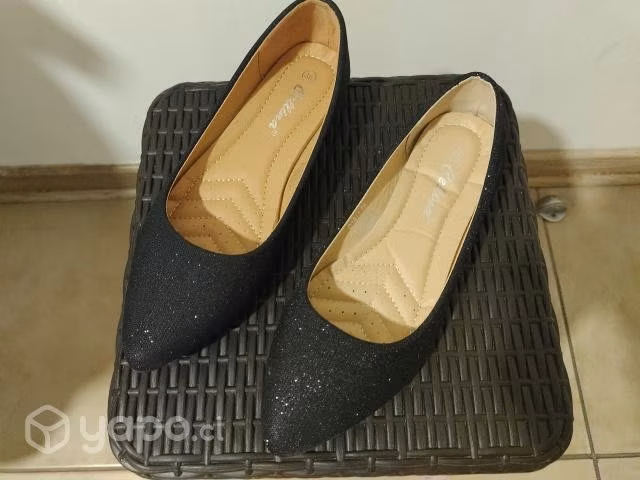 Zapato plano talla 36 negro nuevo - Imagen 4