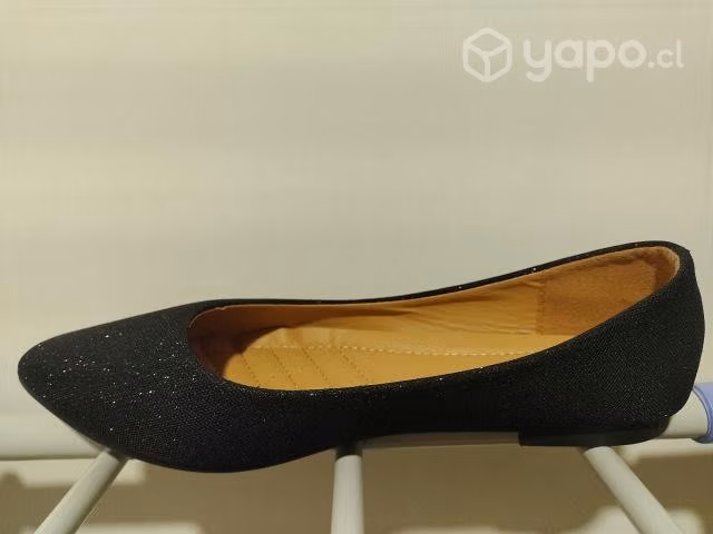 Zapato plano talla 36 negro nuevo - Imagen 3