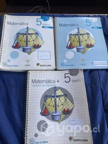 Libro Matemáticas 5° básico Santillana