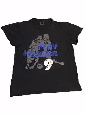 Polera Negra para Futbol
