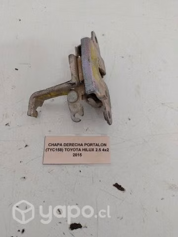 Chapa Derecha Portalón (TYC158) Toyota Hilux 2.5 4