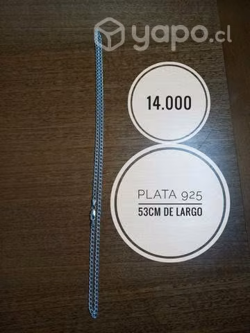 Cadenas de plata 925