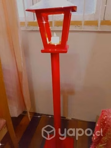 hermosos farol y buzón navideños de madera n