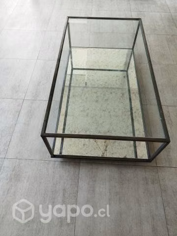 Mesa centro vidrio 1,40 x 75