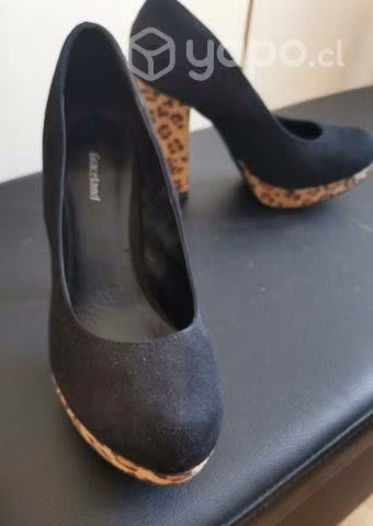 Zapato taco alto negro talla 37