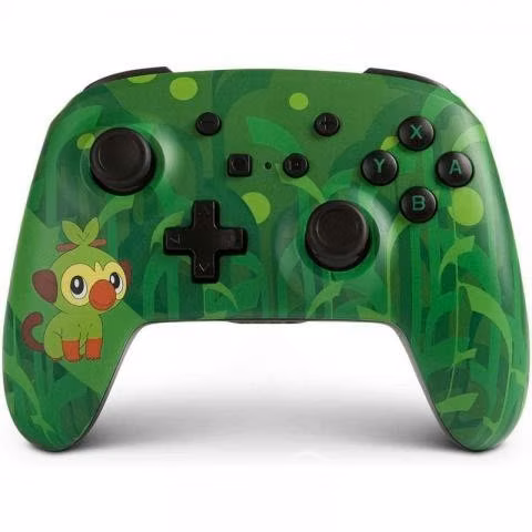Nintendo switch inalambrico control pokemon verde