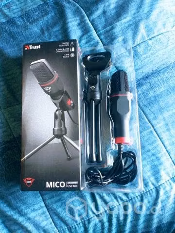 Micrófono streamer trust + antipop de regalo