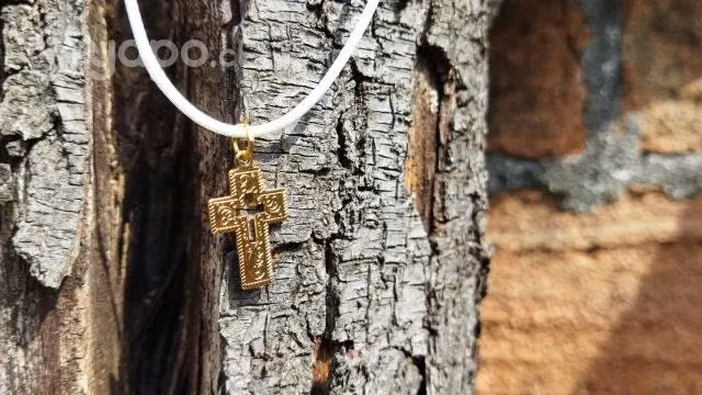 Collar cruz acero inoxidable