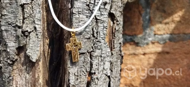 Collar cruz acero inoxidable