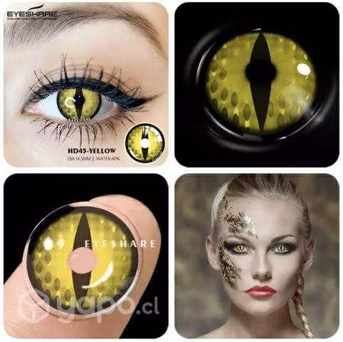 Lentes de contacto halloween muchos modelos
